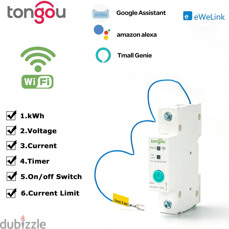 Tongou Smart Switch 63A (Smart Switch not Smart Breaker) 0