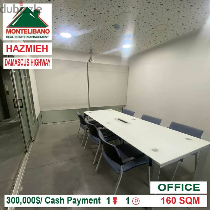 300000$!! Office for sale located in Hazmieh Damascus Highway 2