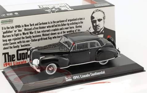 Lincoln Continental (The Godfather Movie) diecast car model 1;43.