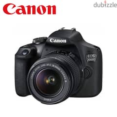 Canon EOS 2000D with EF-S 18-55 III KIT