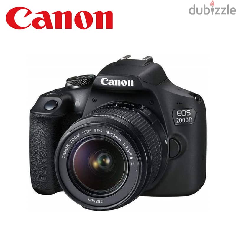 Canon EOS 2000D with EF-S 18-55 III KIT 0