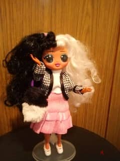 WINTER DISCO DOLLIE LOL Black & white Special MGA As new wearing doll