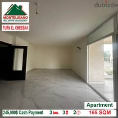 245000$!! Apartment for sale located in Furn El Chebbak