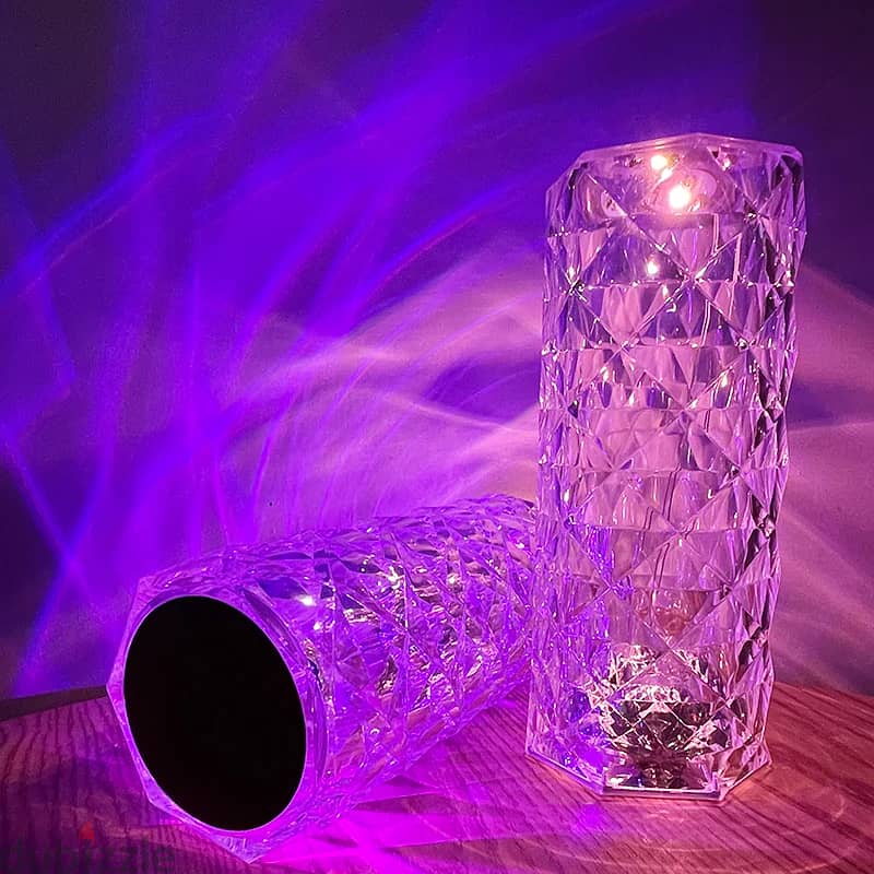 usb rechargeable acrylic touch lamp 0