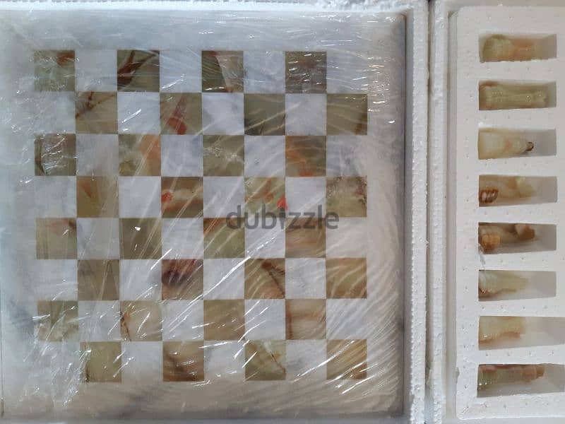 Original onyx chess 40×40cm 3