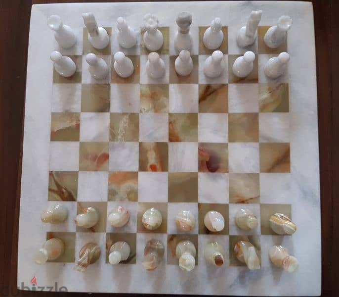Original onyx chess 40×40cm 1