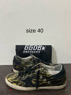 authentic ggdb golden goose size 40 with dust bag