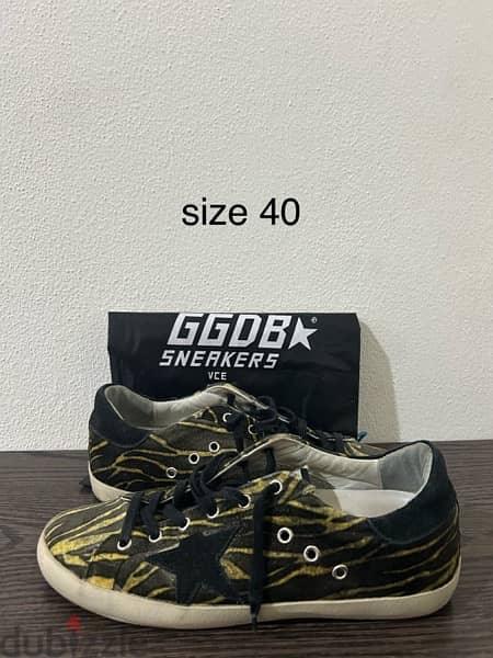 authentic ggdb golden goose size 40 with dust bag 0