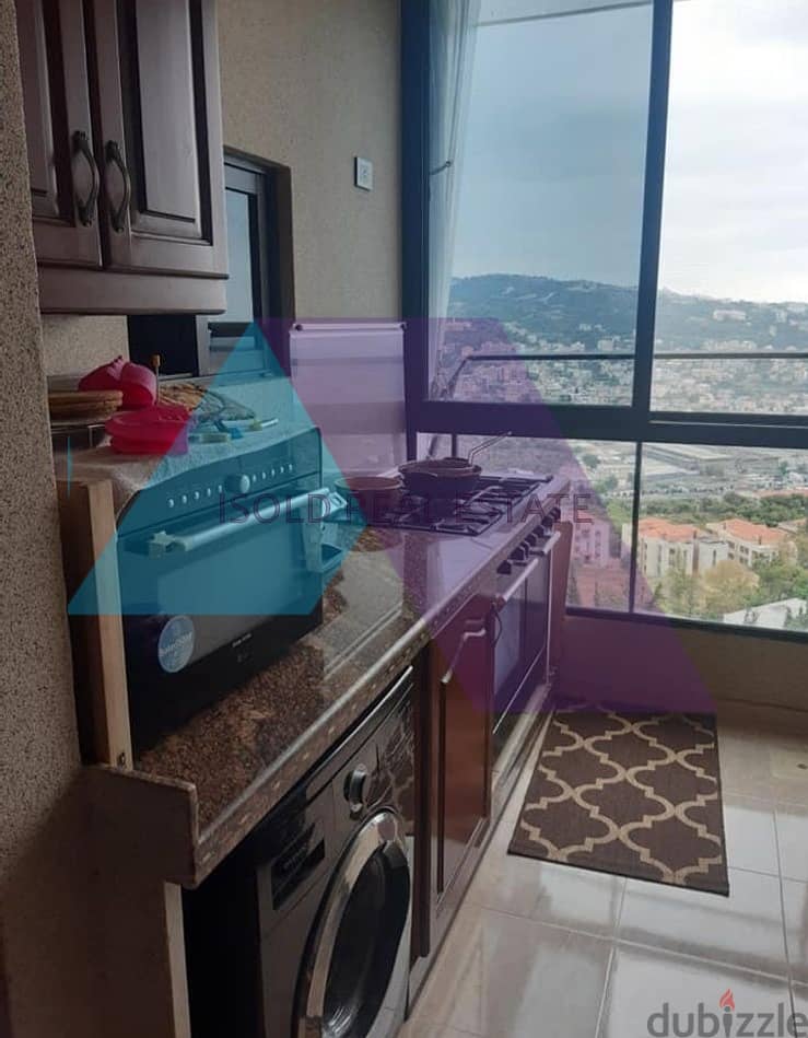 Lux decorated & furnished 150m2 apartment +sea view for sale in hadath 3