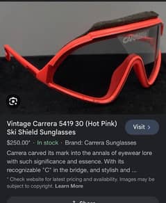 vintage carrera cycling glasses