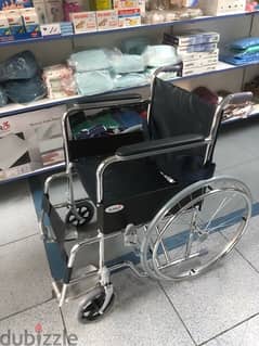 Chrome Plated Wheelchair كرسي متحرك