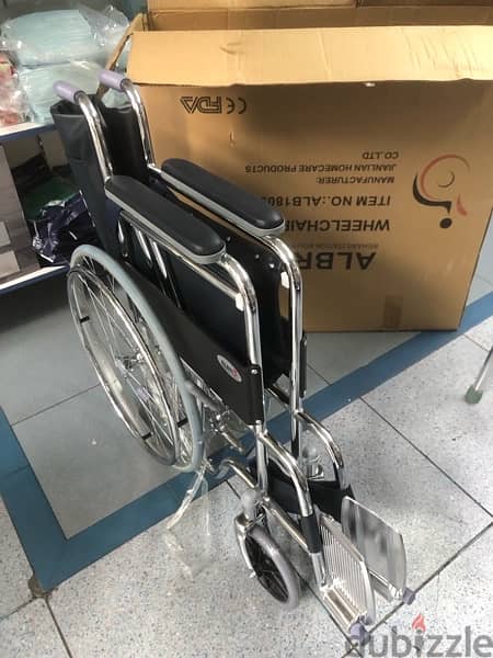 Chrome Plated Wheelchair كرسي متحرك 1