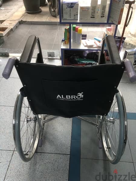 Chrome Plated Wheelchair كرسي متحرك 4