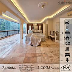 Baabda | 24/7 Electricity | Signature Touch | Furnished/Equipped 270m² 0