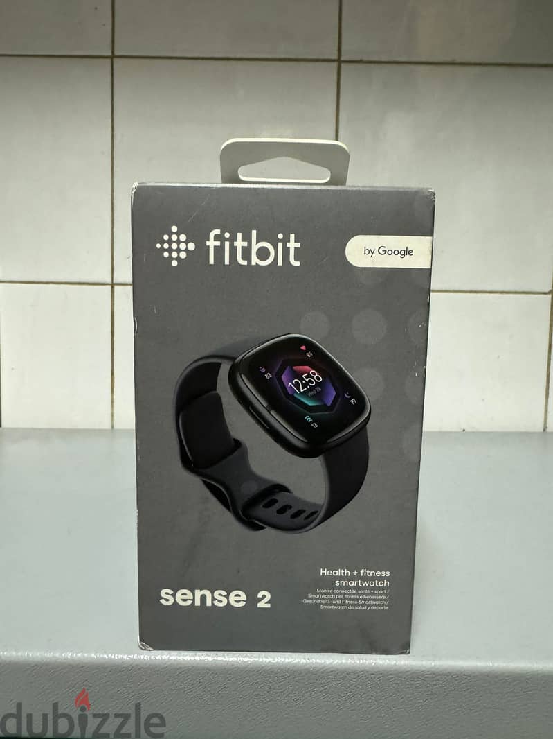 Fitbit sense 2 Graphite Aluminum case shadow grey band Smart