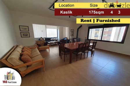 Kaslik 175m2 | New Building | Rent|lighted | Excellent Condition | KH