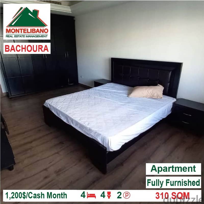 1200$!! Fully Furnished apartment for rent located in Bachoura-Beirut 3