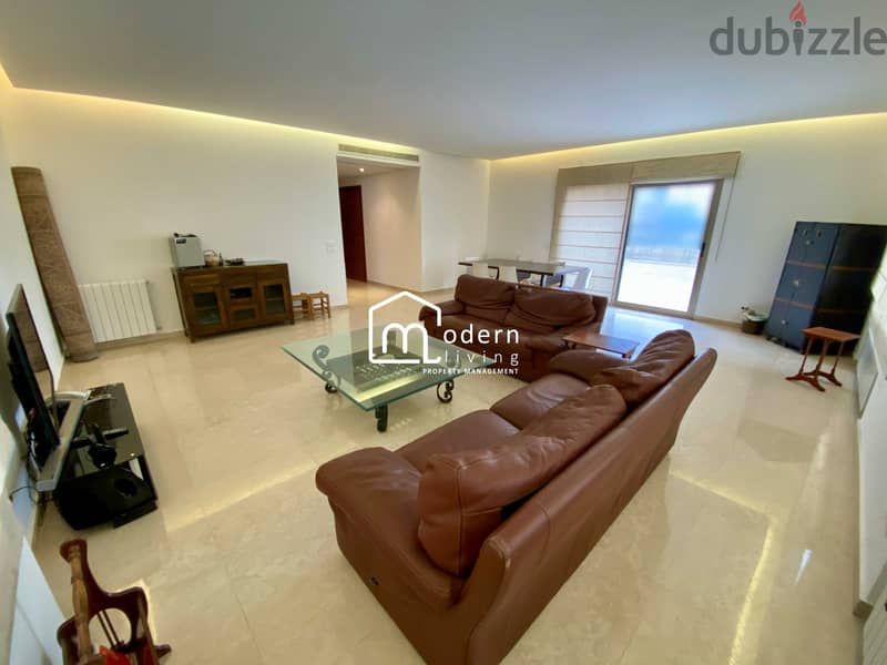 200 Sqm + 160 Sqm Terrace - Apartment For Rent In Horsh Tabet 1