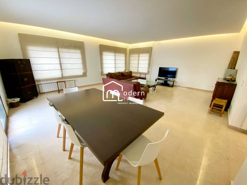 200 Sqm + 160 Sqm Terrace - Apartment For Rent In Horsh Tabet 3