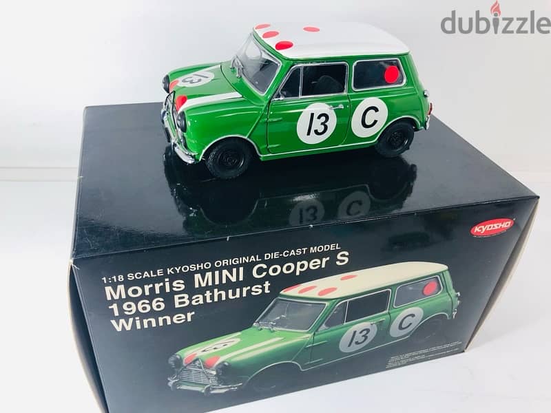 1:18 diecast in Orig box Mini Cooper S 1966 Bathurst Winner 11