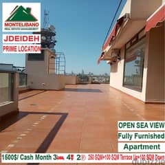 1500$/Cash Month!! Apartment for rent in Jdeideh!! Prime Location!! 0