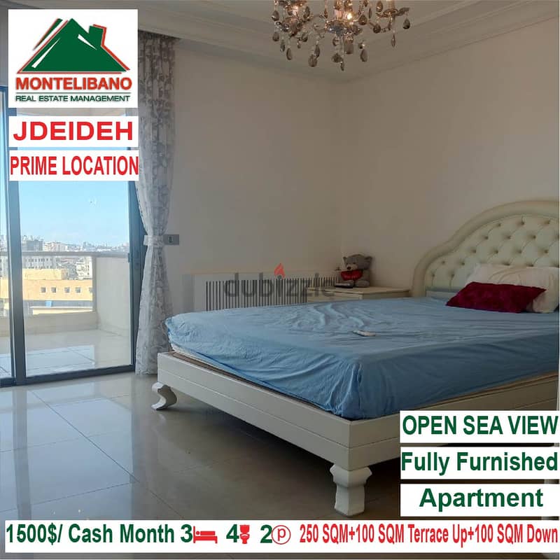 1500$/Cash Month!! Apartment for rent in Jdeideh!! Prime Location!! 5