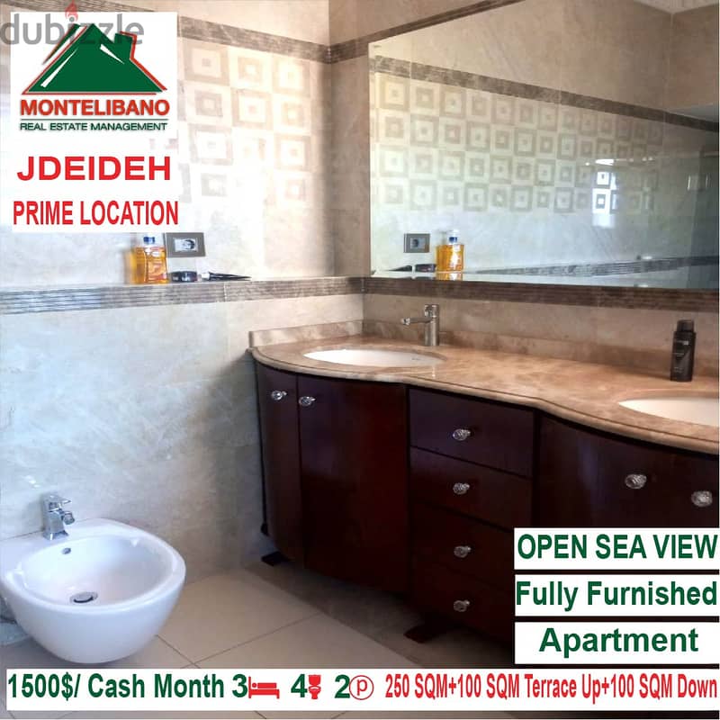 1500$/Cash Month!! Apartment for rent in Jdeideh!! Prime Location!! 8