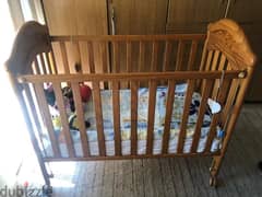 Bed: micuna baby cot