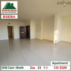 300$!! Apartment for rent located in Bseba 0