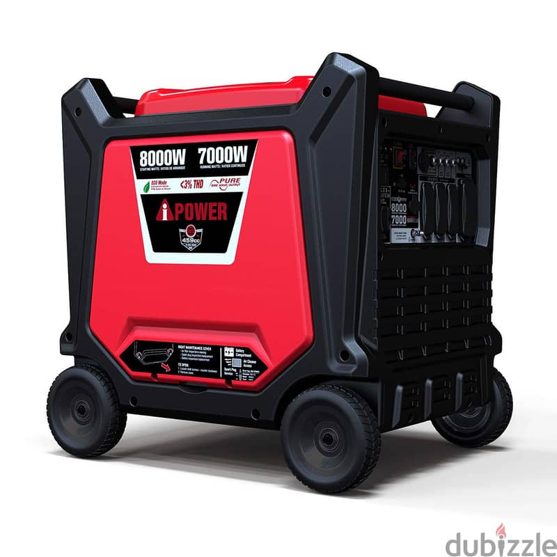 AiPower Inverter Gasoline Generator 34A مولد بنزين انفرتر كاتم SM8000 1