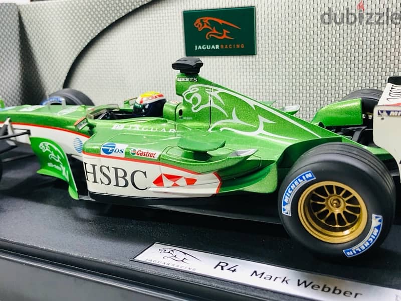 1/18 diecast Formula 1 Jaguar R4, Mark Webber 2003 by Hotwheels 5