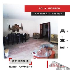 87 500 $ Apartment for sale in Zouk Mosbeh 135 sqm ref#ck32109 0