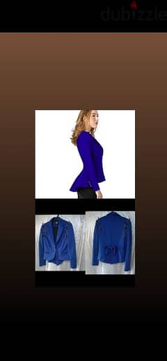 blazer blue studded s to xxL