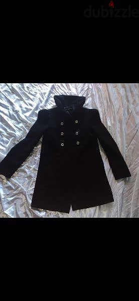 coat black wool high quality S to xL 12