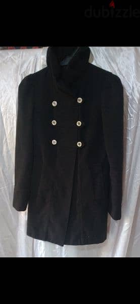 coat black wool high quality S to xL 15