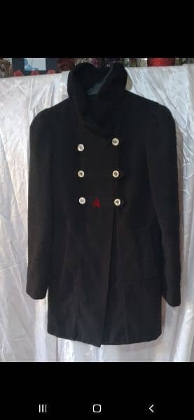 coat black wool high quality S to xL 16