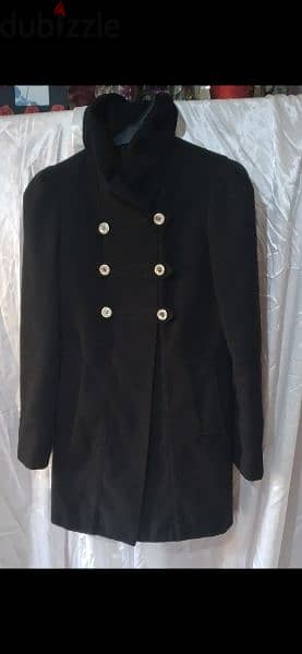 coat black wool high quality S to xL 17