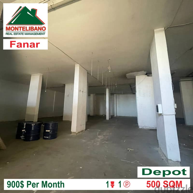 900$!!! Depot for rent in Fanar!! 2