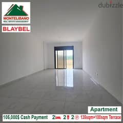 105000$!!! Apartment for sale located in Blaybel 0