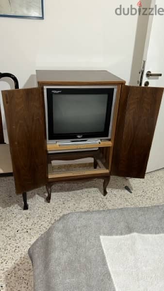 Antique Tv closet 1