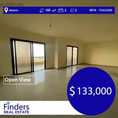 Apartment for Sale | Open View | شقة للبيع في أدونيس 0