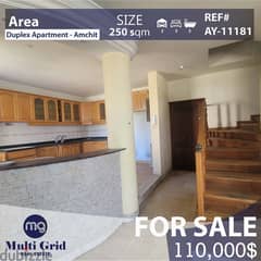 Apartment for Sale in Amchit, AY-11181, شقة دوبلكس للبيع في عمشيت