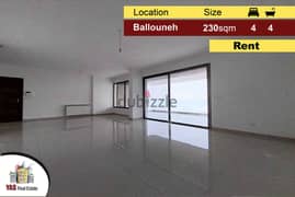 Ballouneh 230m2 | Rent | Open View | New | Active Street | IV MY |
