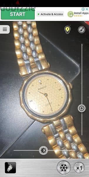 Rado sapphir crystal Swiss made water resistant 0