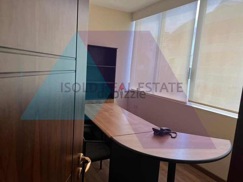 A furnished 50m2 office for rent in Hazmieh- مكتب للإيجار في الحازميه 2