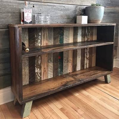 bookshelf and tv cabinet خزانة قديم