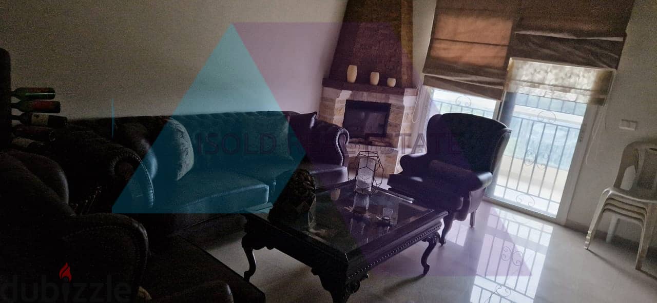 A furnished 150 m2 apartment + open view for sale in Zouk mosbeh 3