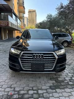 Audi Q7 Premium Plus 2017 black on brown (CLEAN CARFAX)