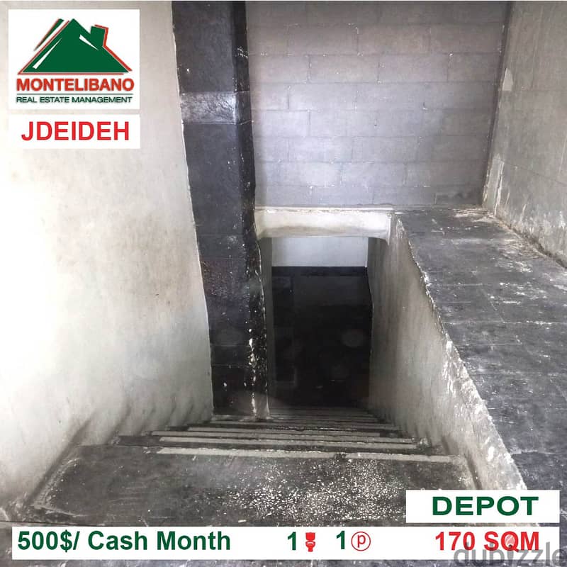 500$!! Depot for rent located in Jdeideh 0