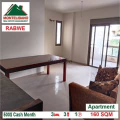 500$!! Apartment for rent located in Rabwe 0